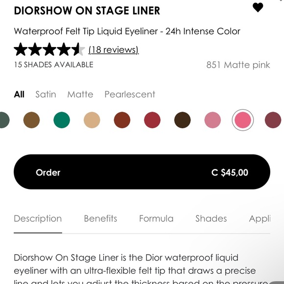 Dior waterproof eyeliner - Picture 2 of 6